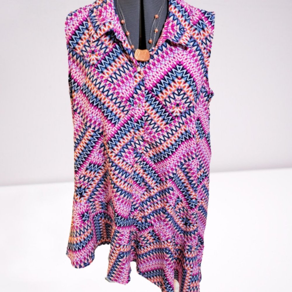 New Directions XL tunic top tapered + Bonus